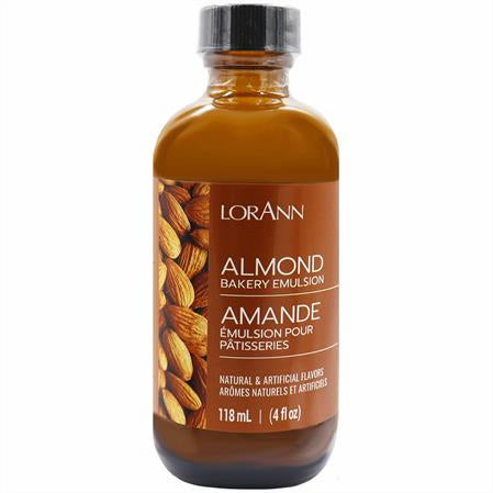 LorAnn Oils Almond, Bakery Emulsion - 4 OZ #0748-0800 - Papagino Foods Inc.