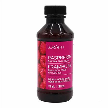 LorAnn Oils Raspberry, Bakery Emulsion - 4 OZ #0764-0800 **BBD Sep 2024** - Papagino Foods Inc.