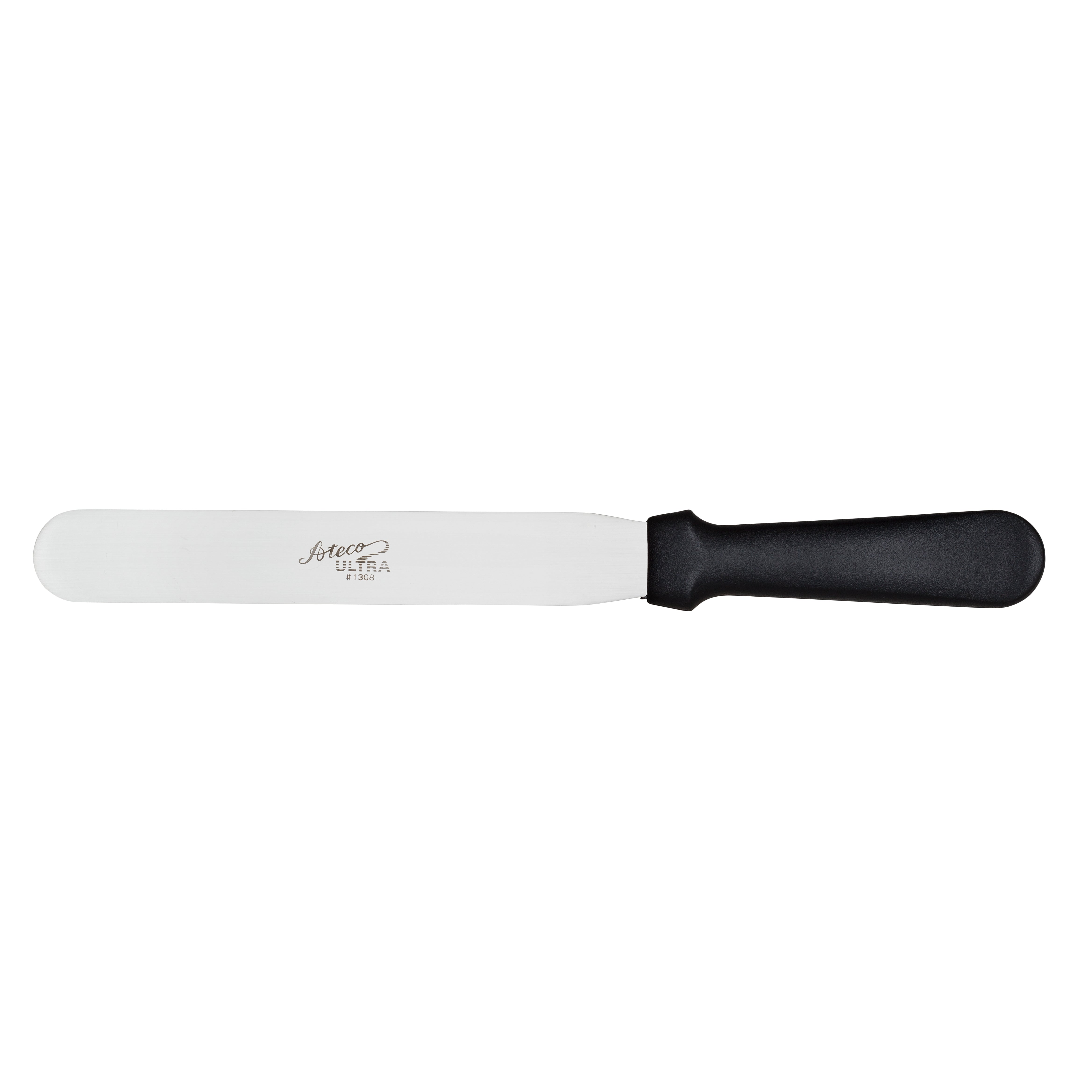 Ateco Medium Sized Straight Spatula (8" Blade) #1308 - Papagino Foods Inc.