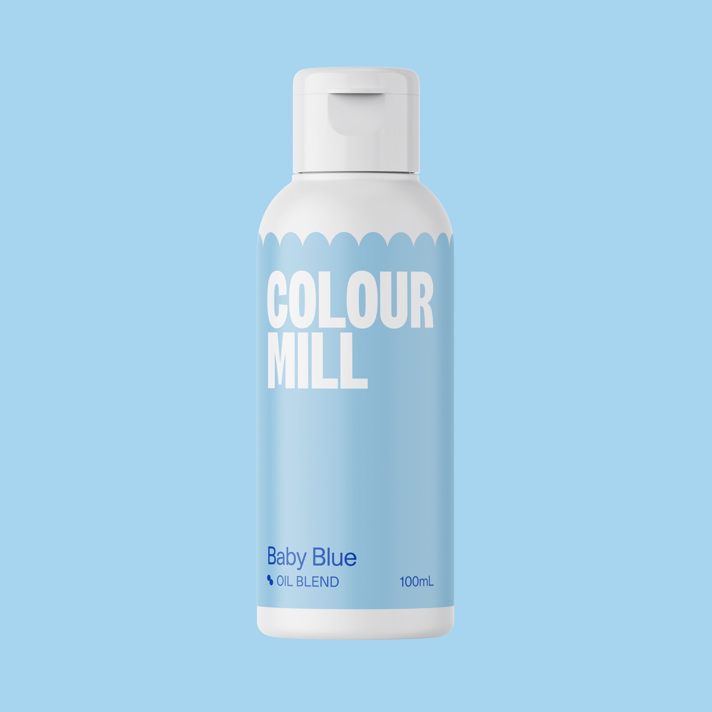 Colour Mill Oil Based Food Colouring 100 ml Baby Blue - Papagino Foods Inc.