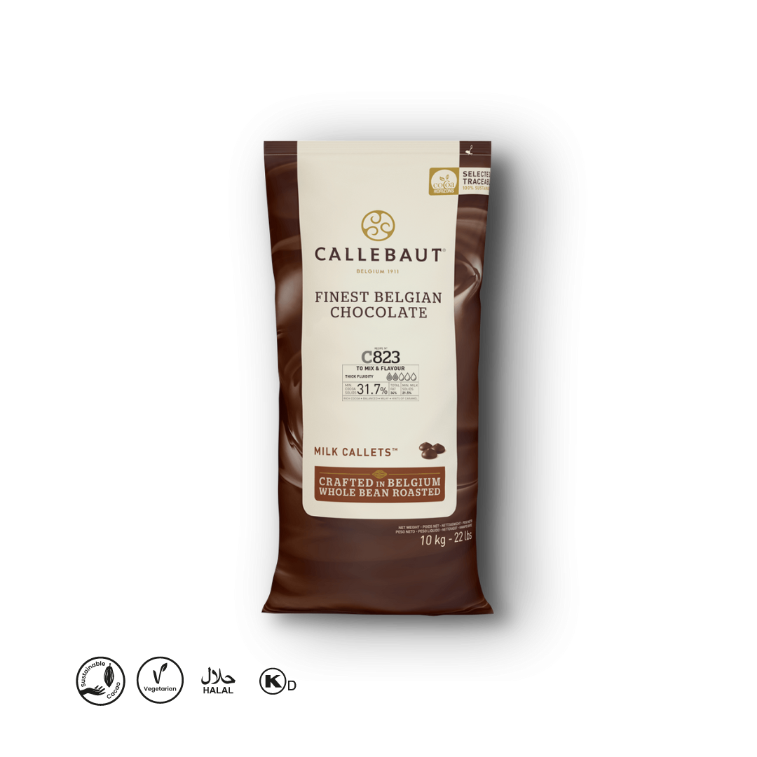 Callebaut Finest Belgian Milk Chocolate 823 10 kg  **Pickup Only OR Shipping At Your Own Risk** - Papagino Foods Inc.