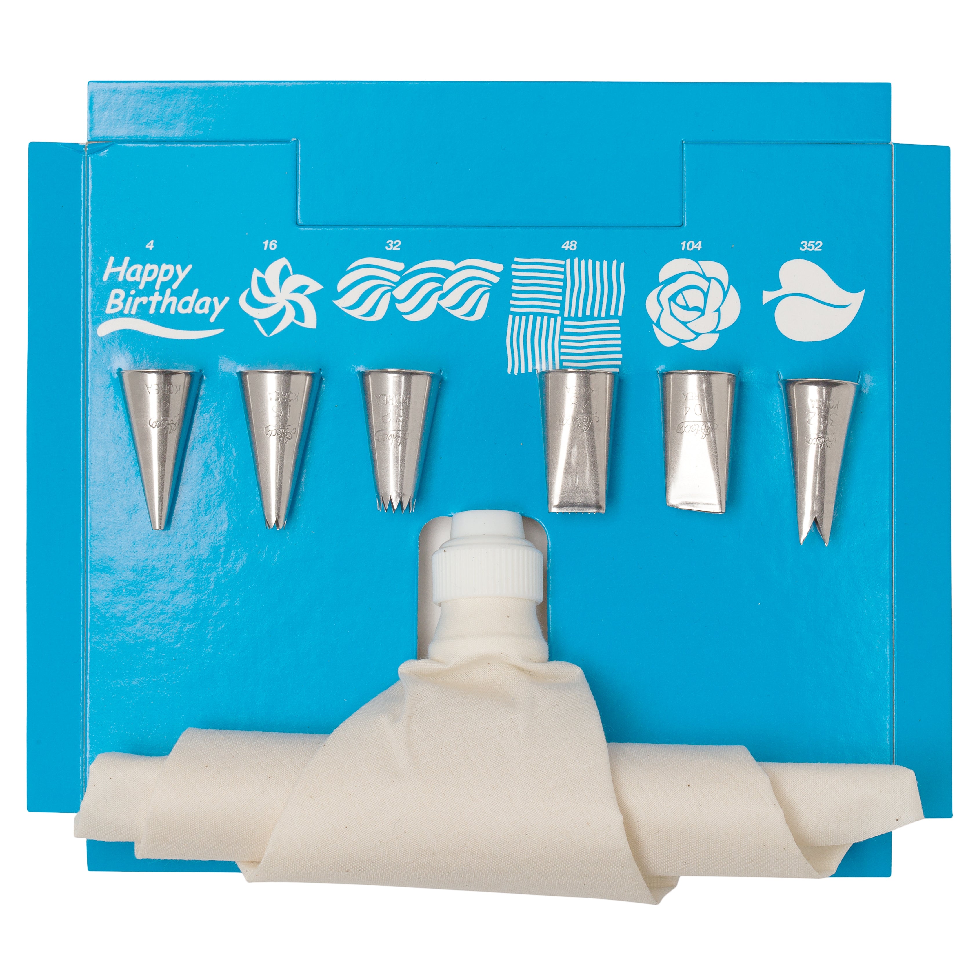 Ateco Cake Decorating Set, 8 Pieces - Papagino Foods Inc.