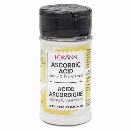 LorAnn Oils Ascorbic  Acid  3.4 oz. jar # 6015-0600 - Papagino Foods Inc.