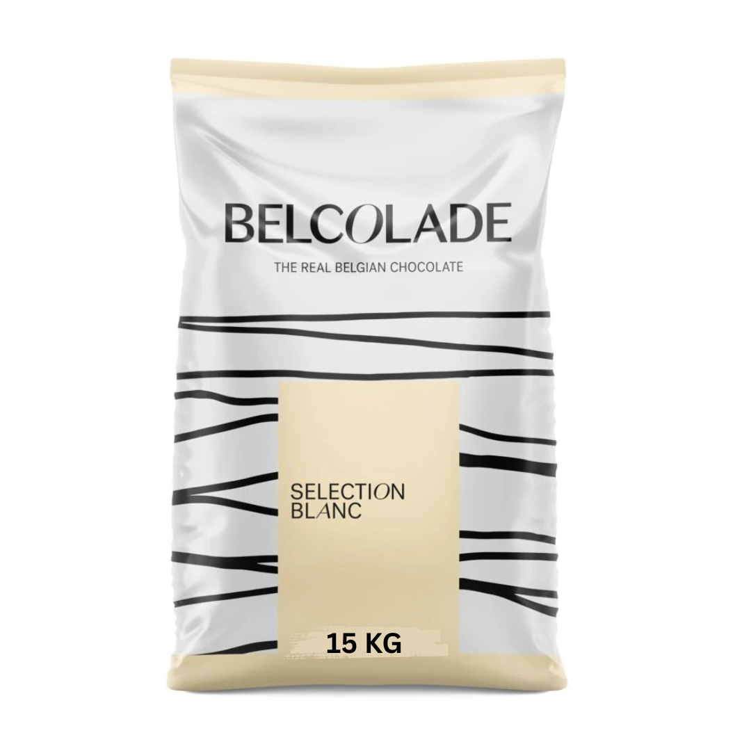 Belcolade 30% White Chocolate Drops 15 KG **Pickup Only OR Shipping At Your Own Risk**