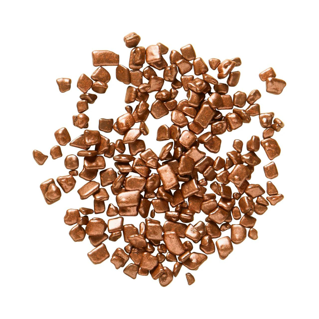 Mona Lisa - Bronze Metallic Flakes - Milk Chocolate - 600 g - Papagino Foods Inc.
