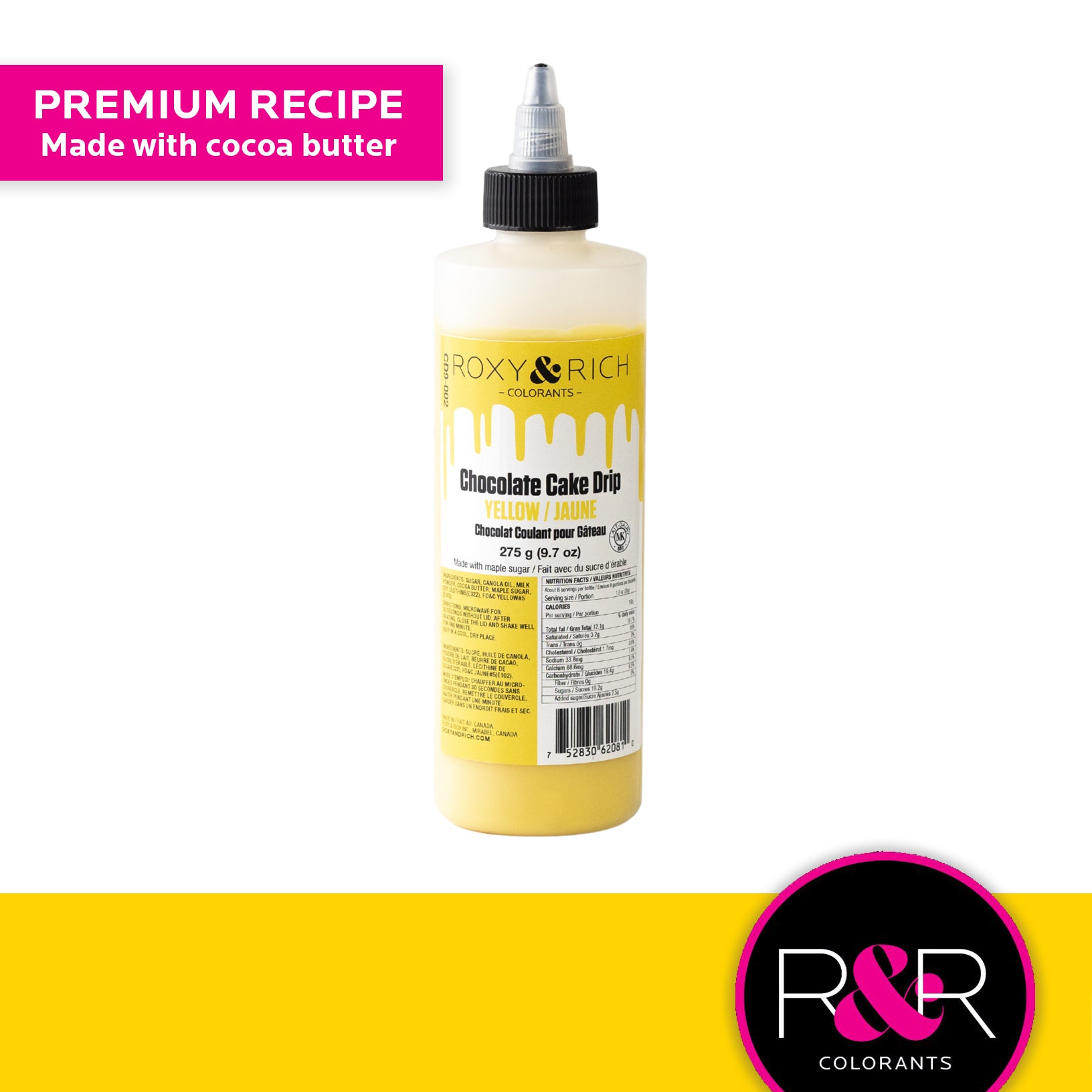 Roxy & Rich Cake Drip Yellow (# CD9-002) - 9.7 OZ