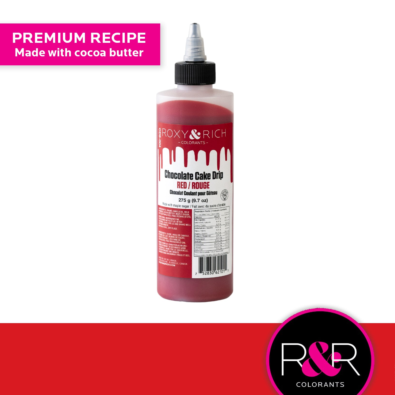 Roxy & Rich Cake Drip Red (# CD9-004) - 9.7 OZ