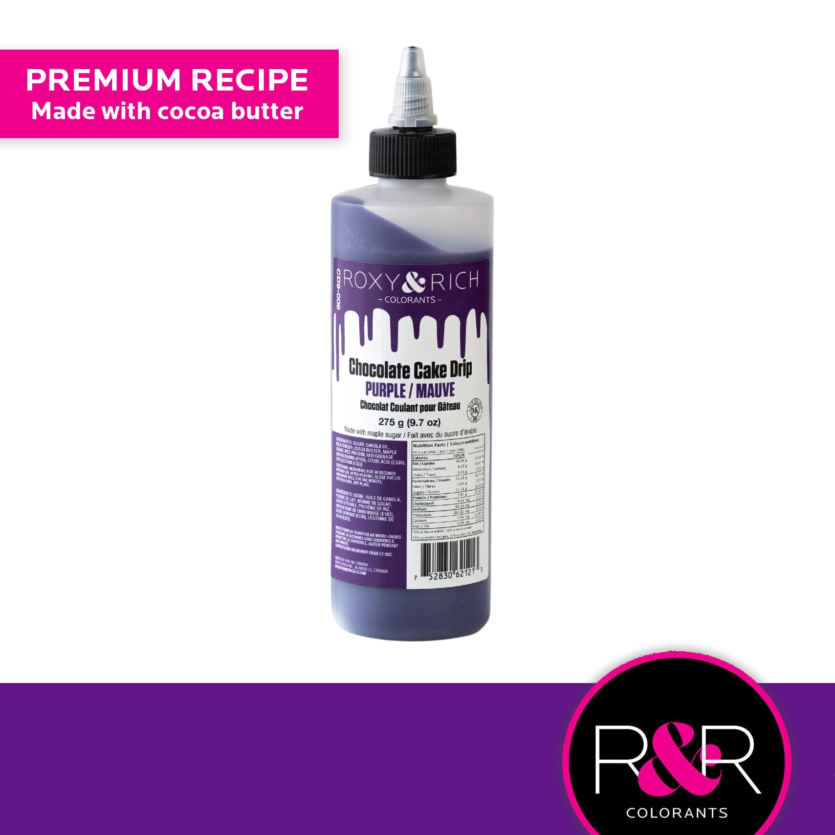 Roxy & Rich Cake Drip Purple (# CD9-006) - 9.7 OZ