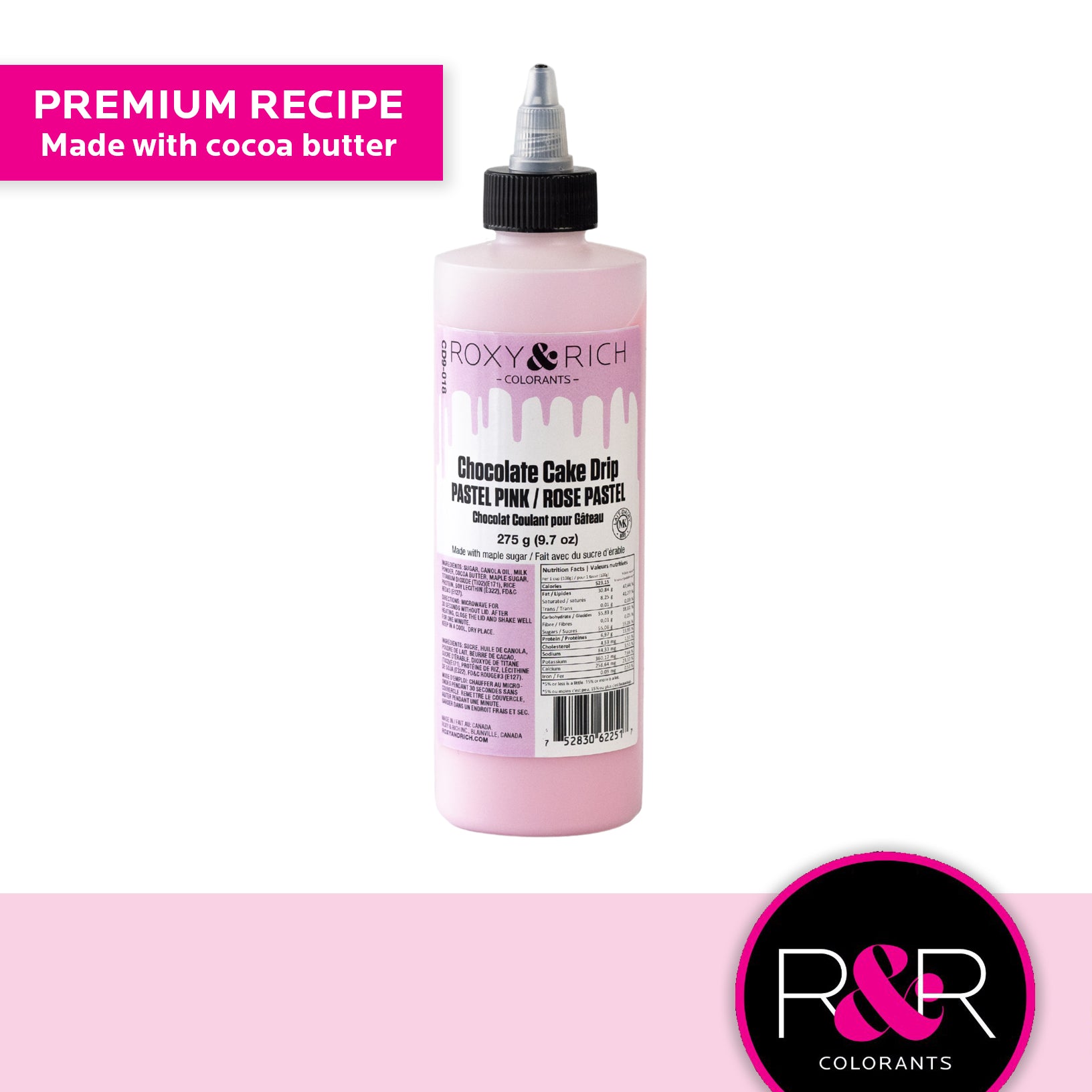 Roxy & Rich Cake Drip Pastel Pink (# CD9-018) - 9.7 OZ