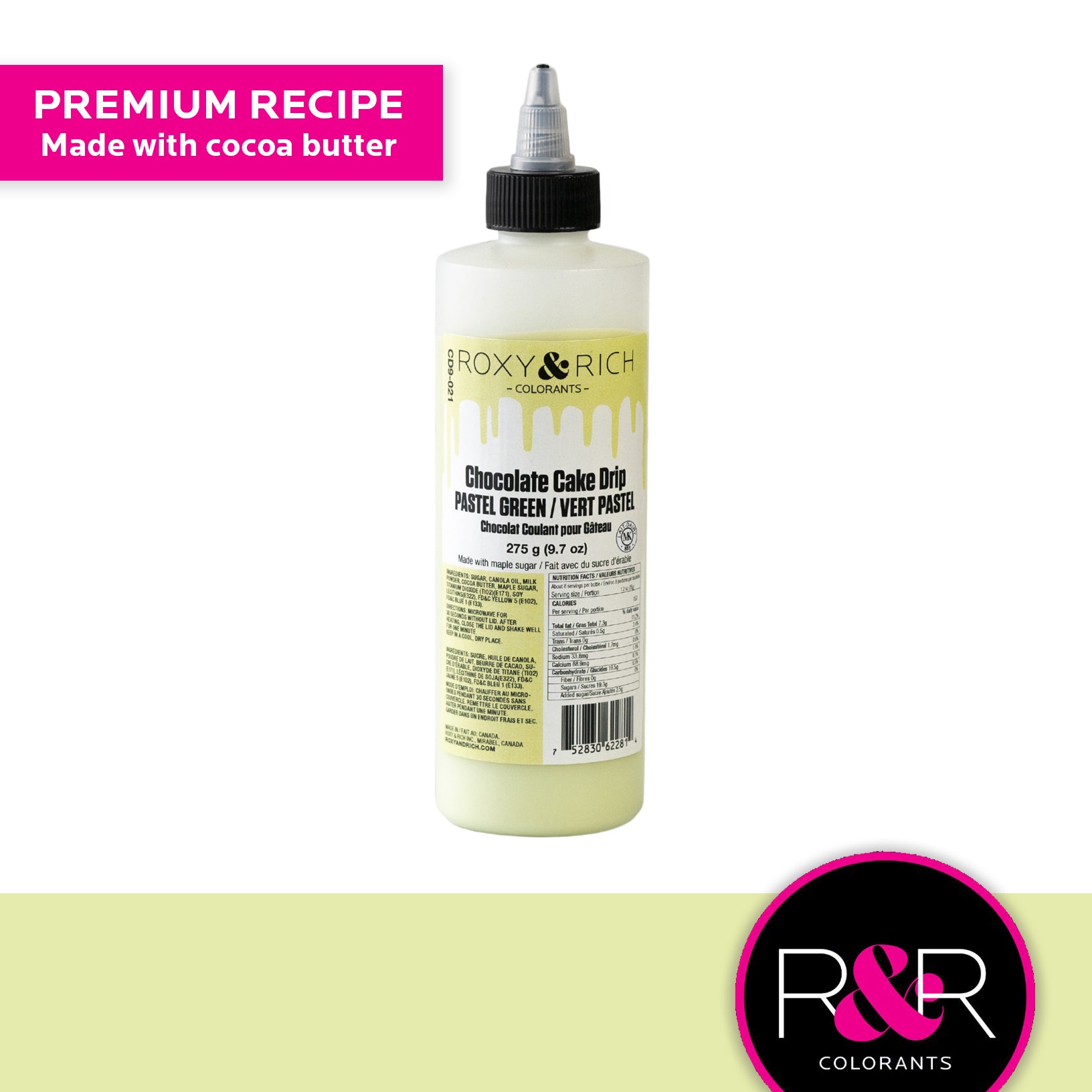 Roxy & Rich Cake Drip Pastel Green (# CD9-021) - 9.7 OZ