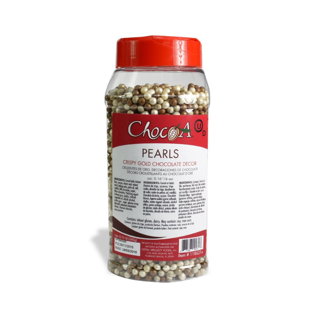 Chocoa Gold Chocolate Crispy Pearls 340 g - Papagino Foods Inc.