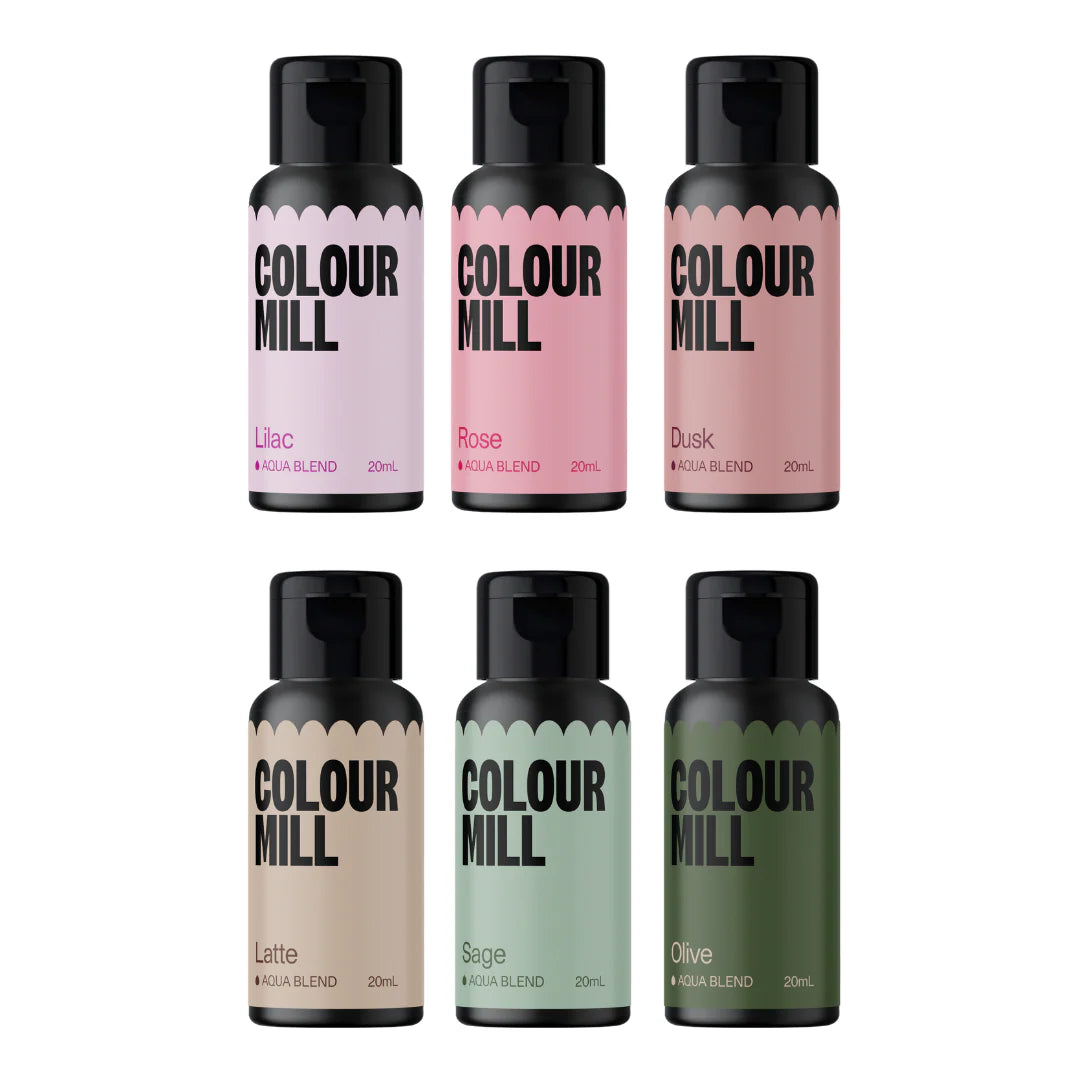 Colour Mill Aqua Blend Colouring 20ml Botanical Pack