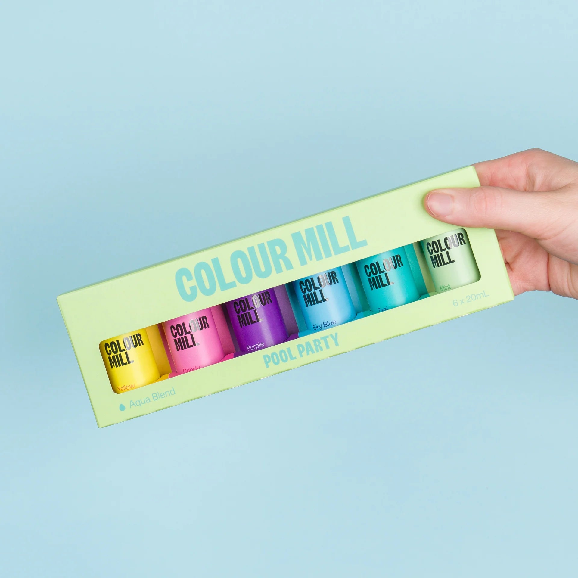Colour Mill Aqua Blend Colouring 20ml Pool Party Pack