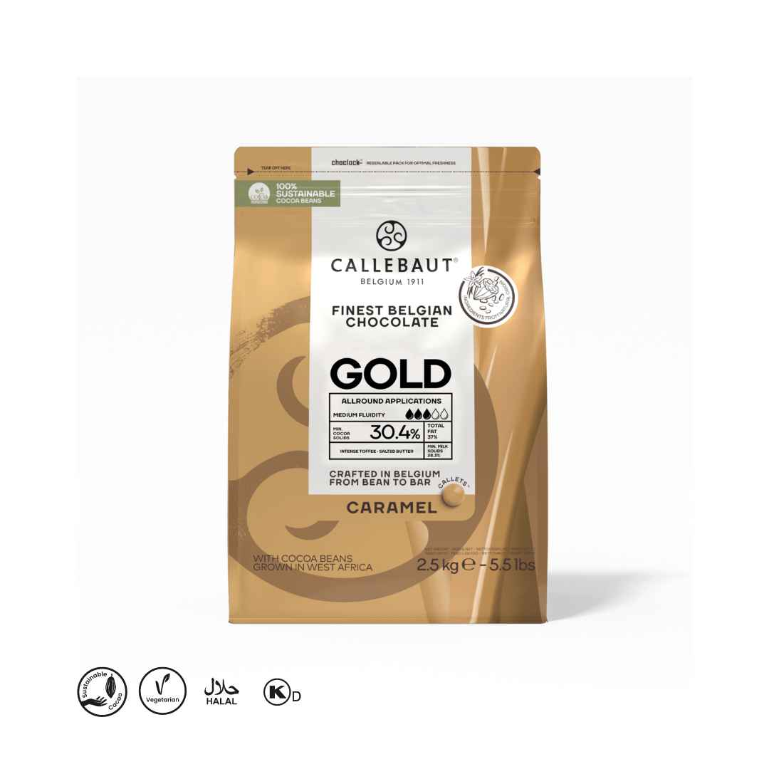 Callebaut Gold Chocolate Min.30% Cocoa Butter 2.5 kg **Pickup Only OR Shipping At Your Own Risk**