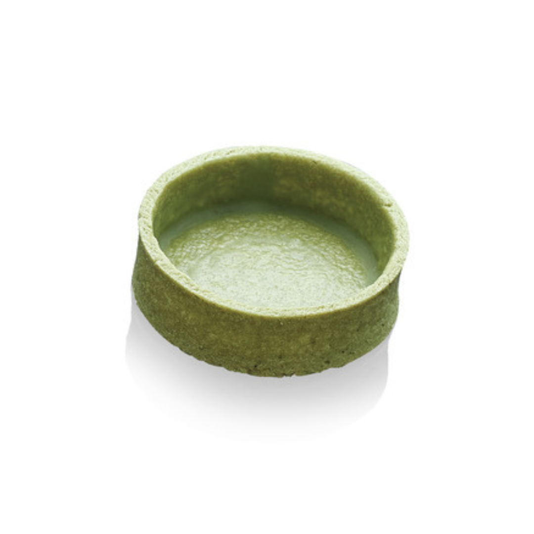 Green Tea Coated Tart Shell Medium Round 100 pcs La Rose Noire (PICK-UP ONLY) - Papagino Foods Inc.