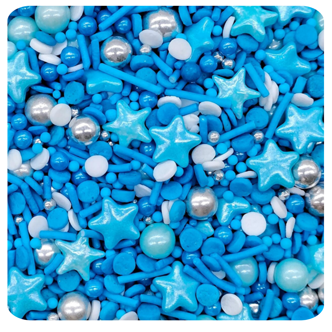 Ocean Awe 100g (3.5 oz) Sprinkles d'Art - Papagino Foods Inc.