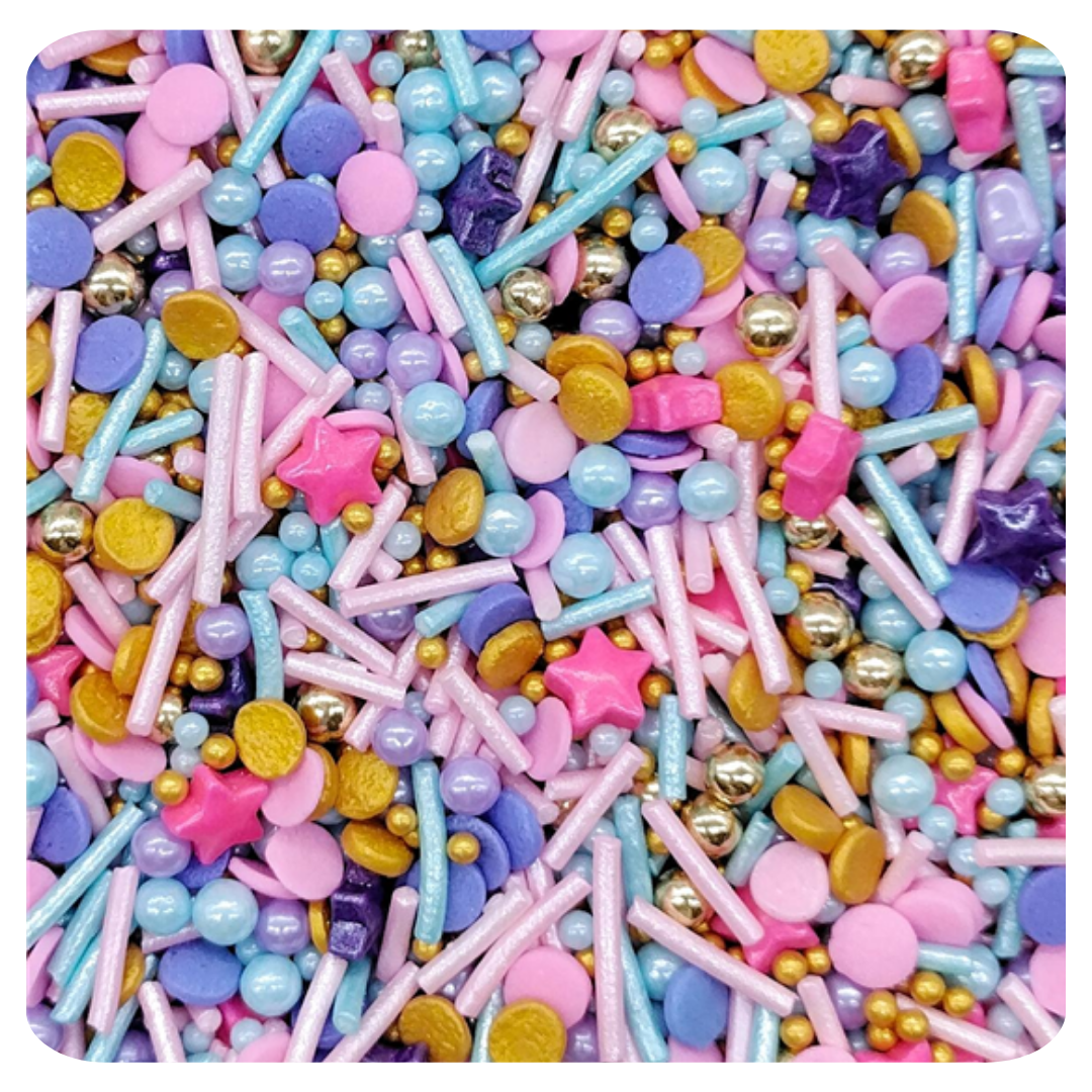 Fancy Flair 100g (3.5 oz) Sprinkles d'Art - Papagino Foods Inc.