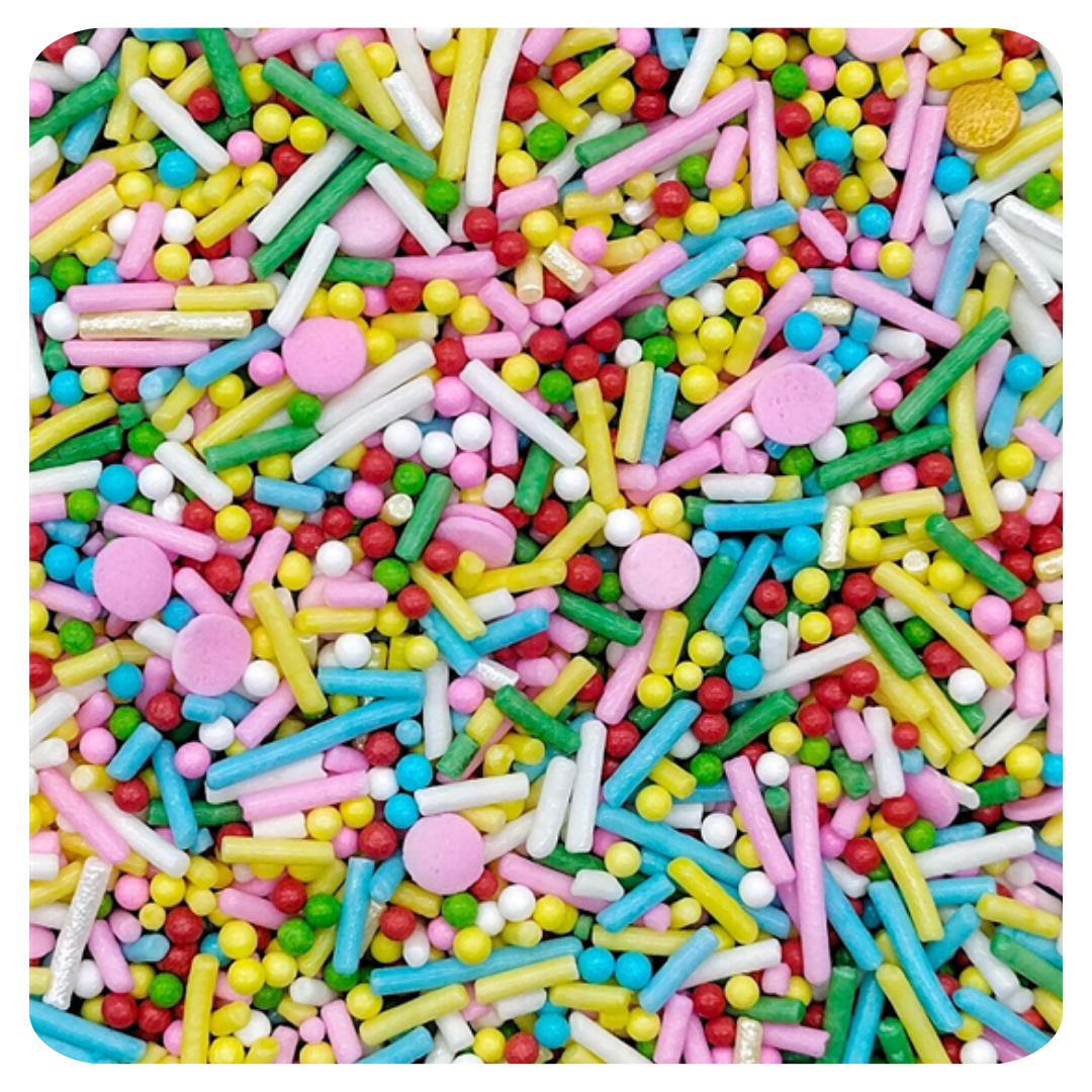 Tropical Treat 100g (3.5 oz) Sprinkles d'Art - Papagino Foods Inc.