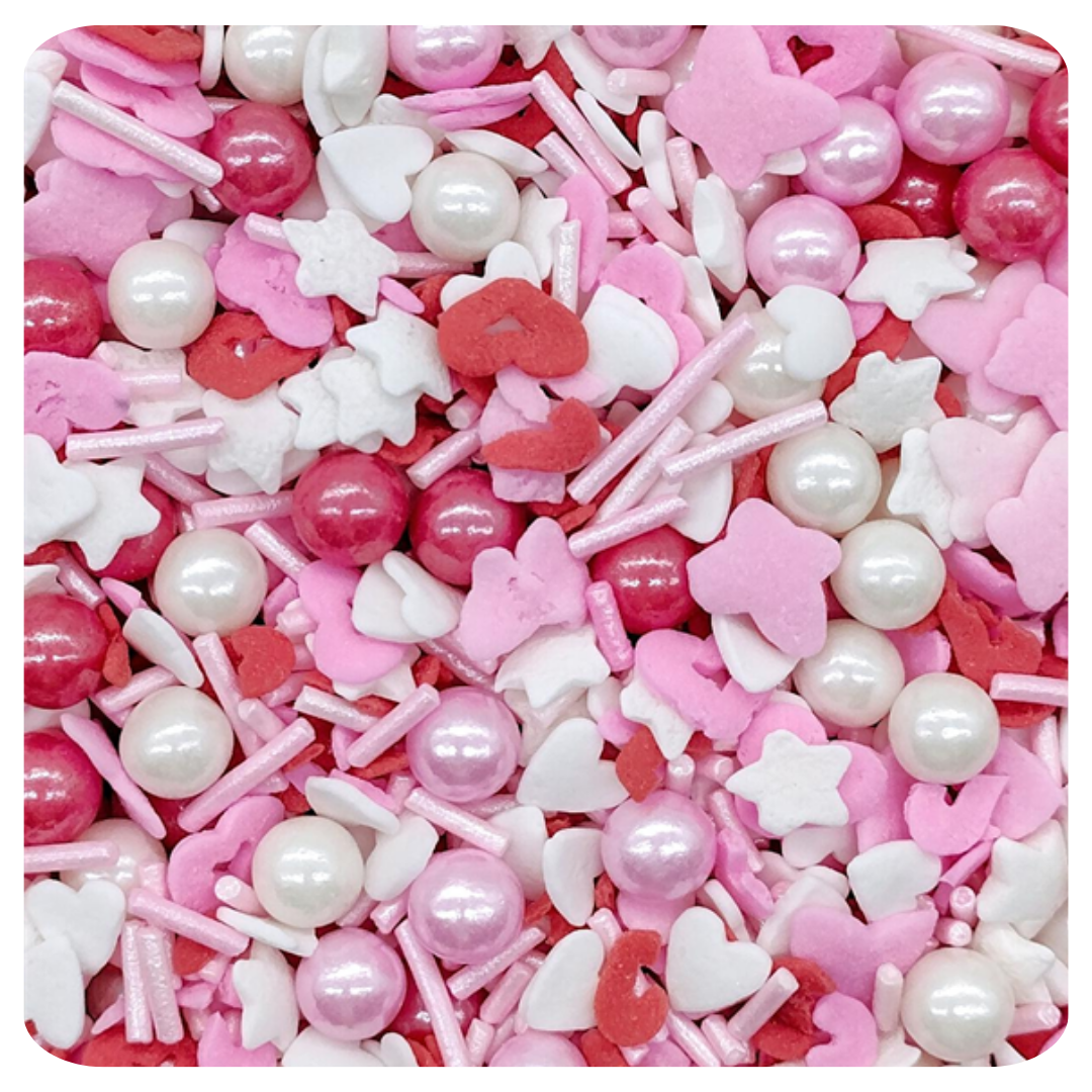 Sweetheart Sprinkles 100g (3.5 oz) Sprinkles d'Art - Papagino Foods Inc.