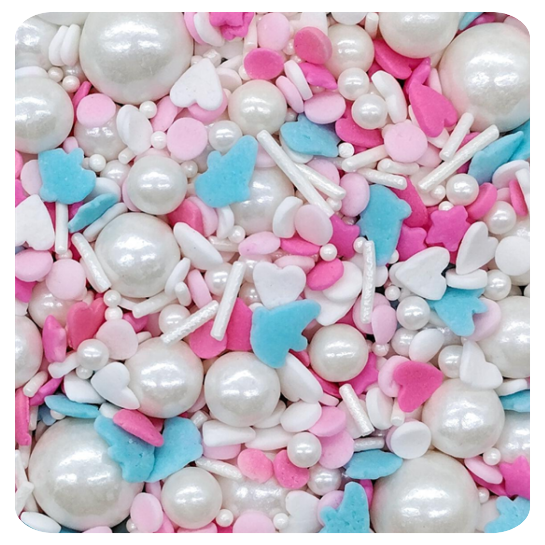 Tiny Pink Vow 100g (3.5 oz) Sprinkles d'Art - Papagino Foods Inc.