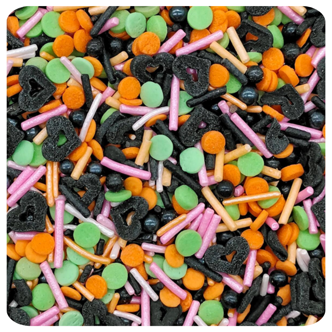 Haunted Harvest Sprinkles 100g (3.5 oz) Sprinkles d'Art - Papagino Foods Inc.