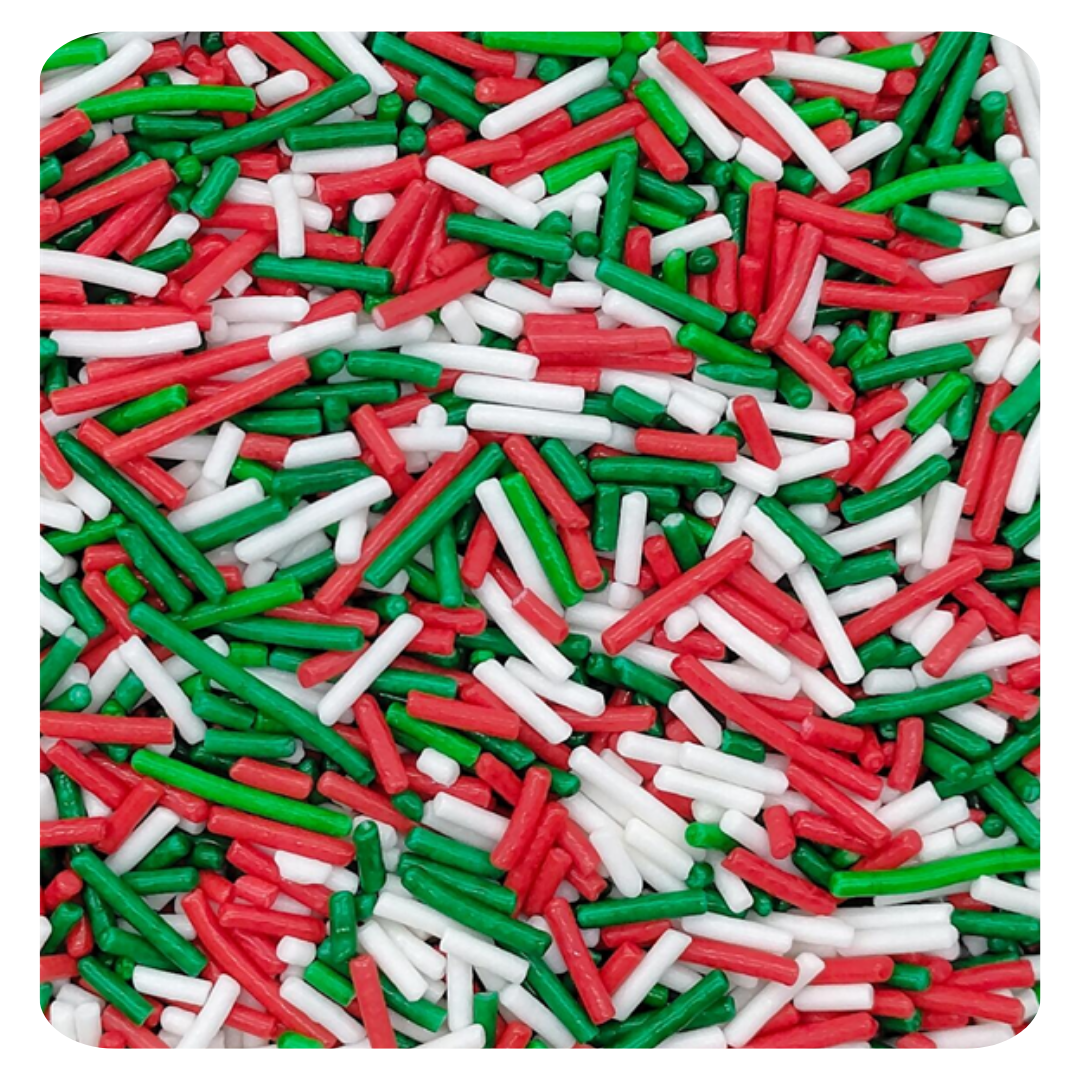 Jolly Jingle Sprinkles 100g (3.5 oz) Sprinkles d'Art - Papagino Foods Inc.