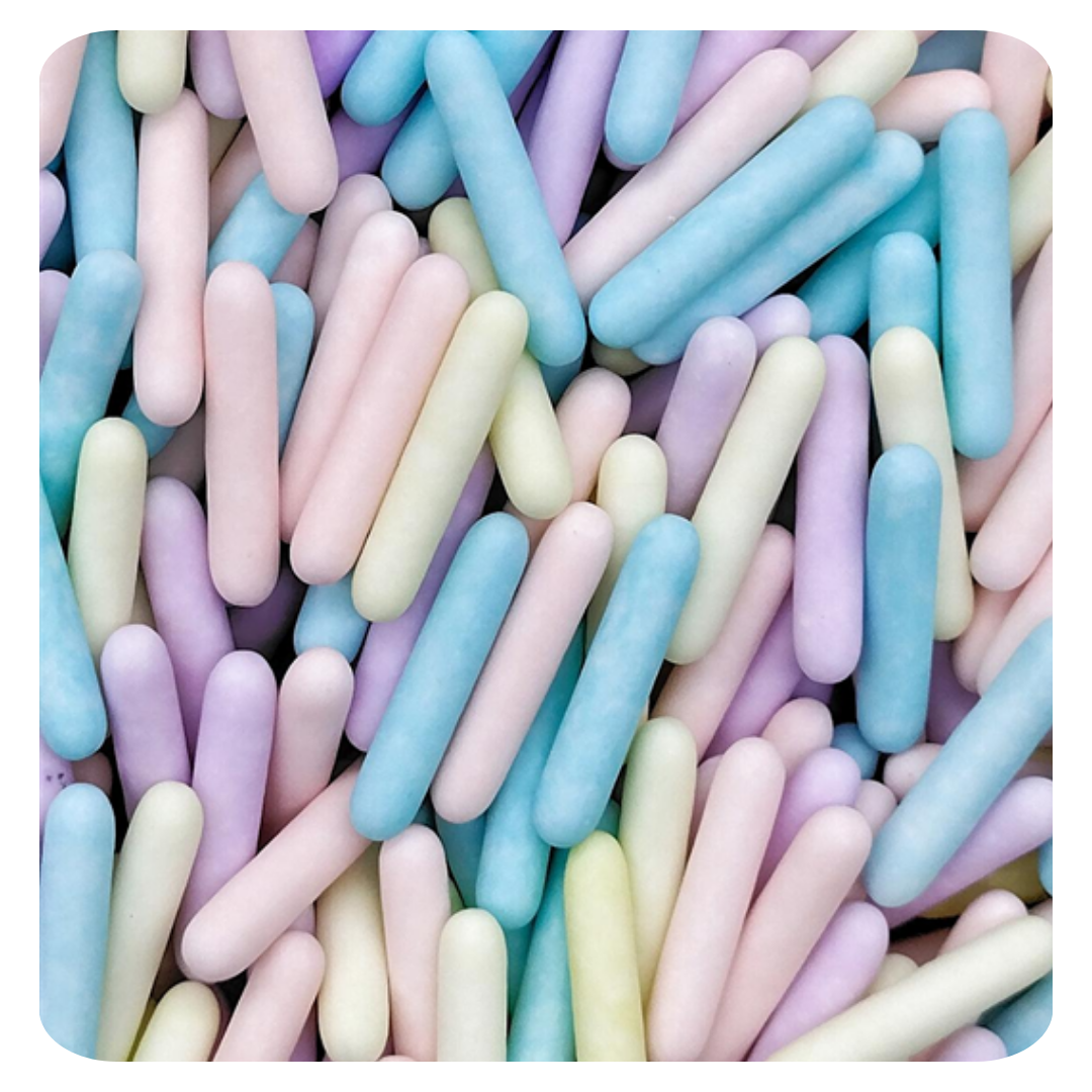 Mellow Sprinkles 100g (3.5 oz) Sprinkles d'Art - Papagino Foods Inc.