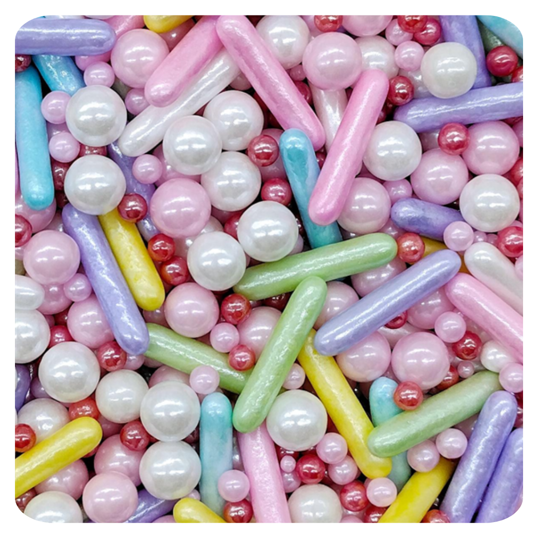 Retro Sparkle 100g (3.5 oz) Sprinkles d'Art - Papagino Foods Inc.
