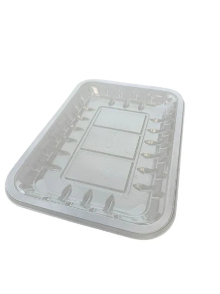 HQ-2s Clear Plastic Tray - 500 pcs - Size -8.38" x 5.90" x 0.59"