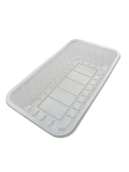HQ-55P/10K - Clear Plastic Tray, Size 10.63" x 5.98" x 2.04" – 400 pcs