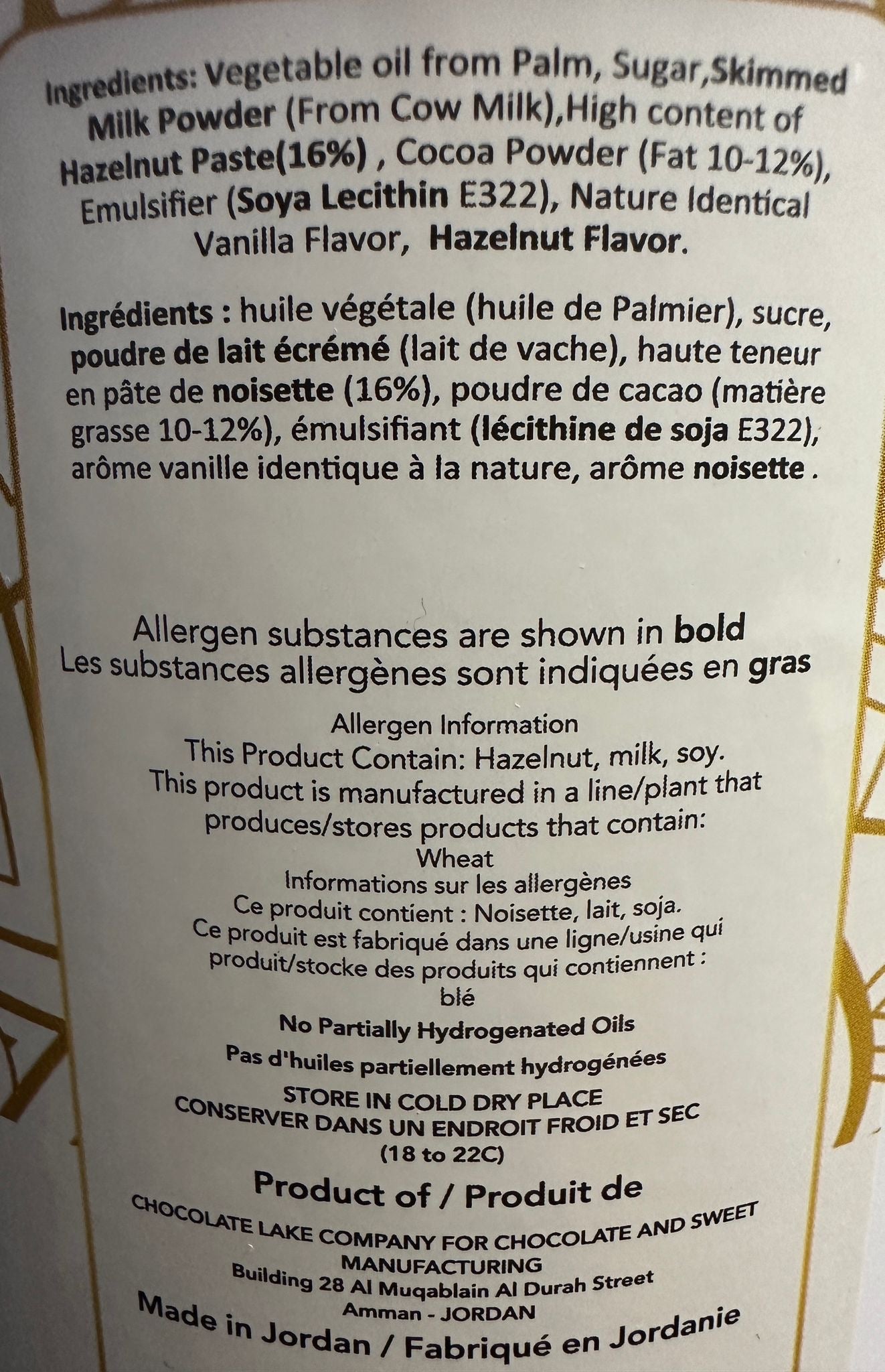 Chocolate With High Hazelnut Filling 1 Kg - Papagino Foods Inc.