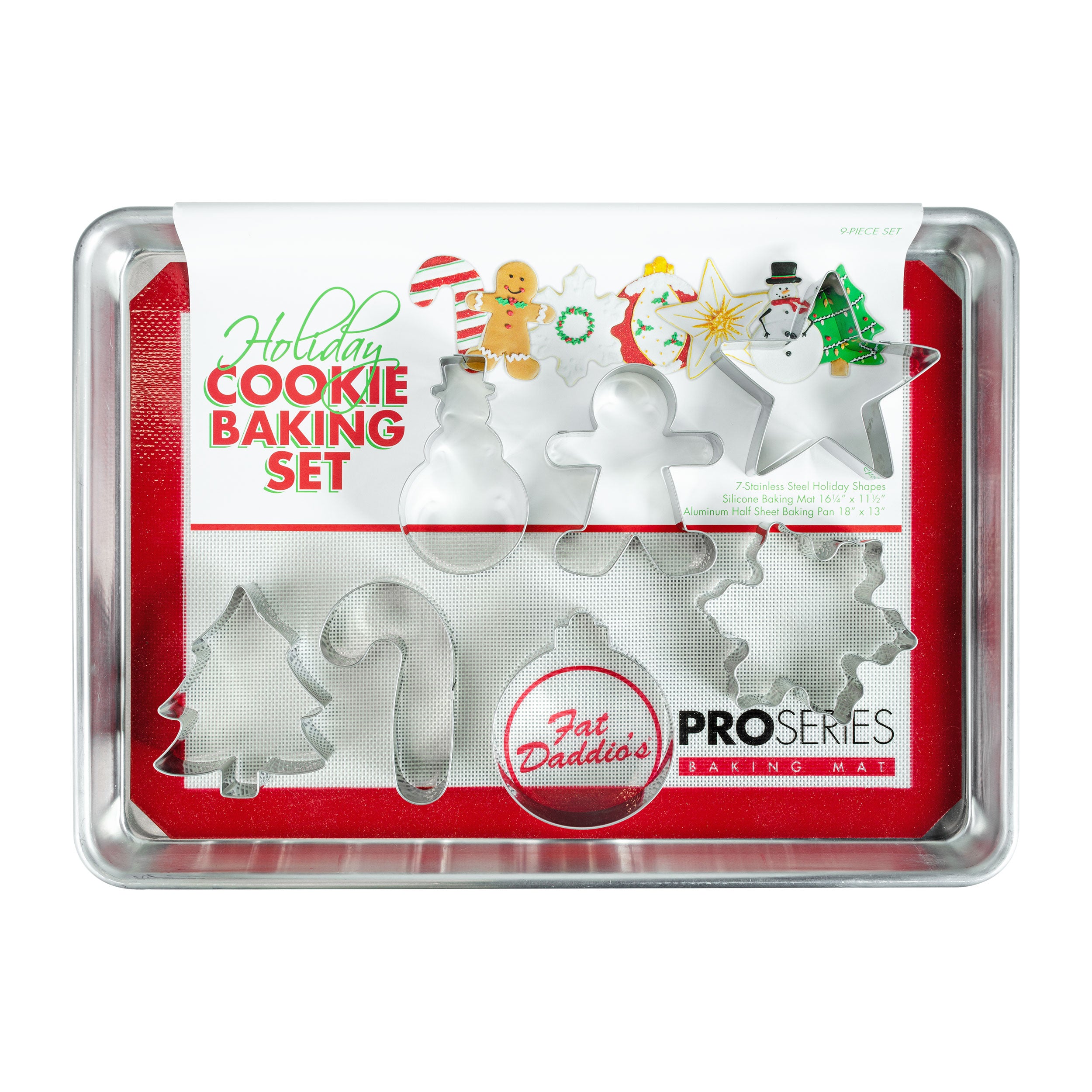 Fat Daddio, Christmas Cookie Baking Set (SP-SNOW) - Papagino Foods Inc.