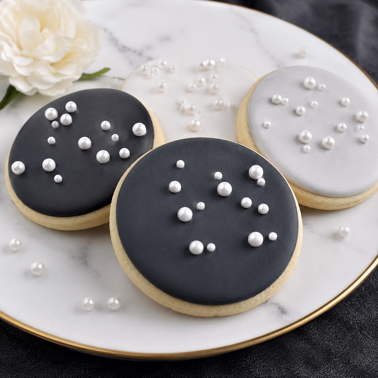 White sugar pearl 500g Sprinkles d'Art