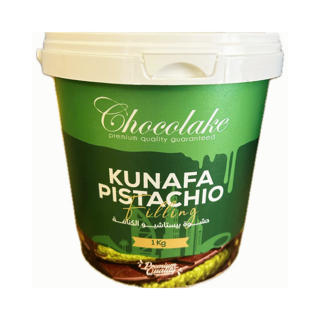 Pistachio Flavor Kunafa Filling 1 Kg - Papagino Foods Inc.