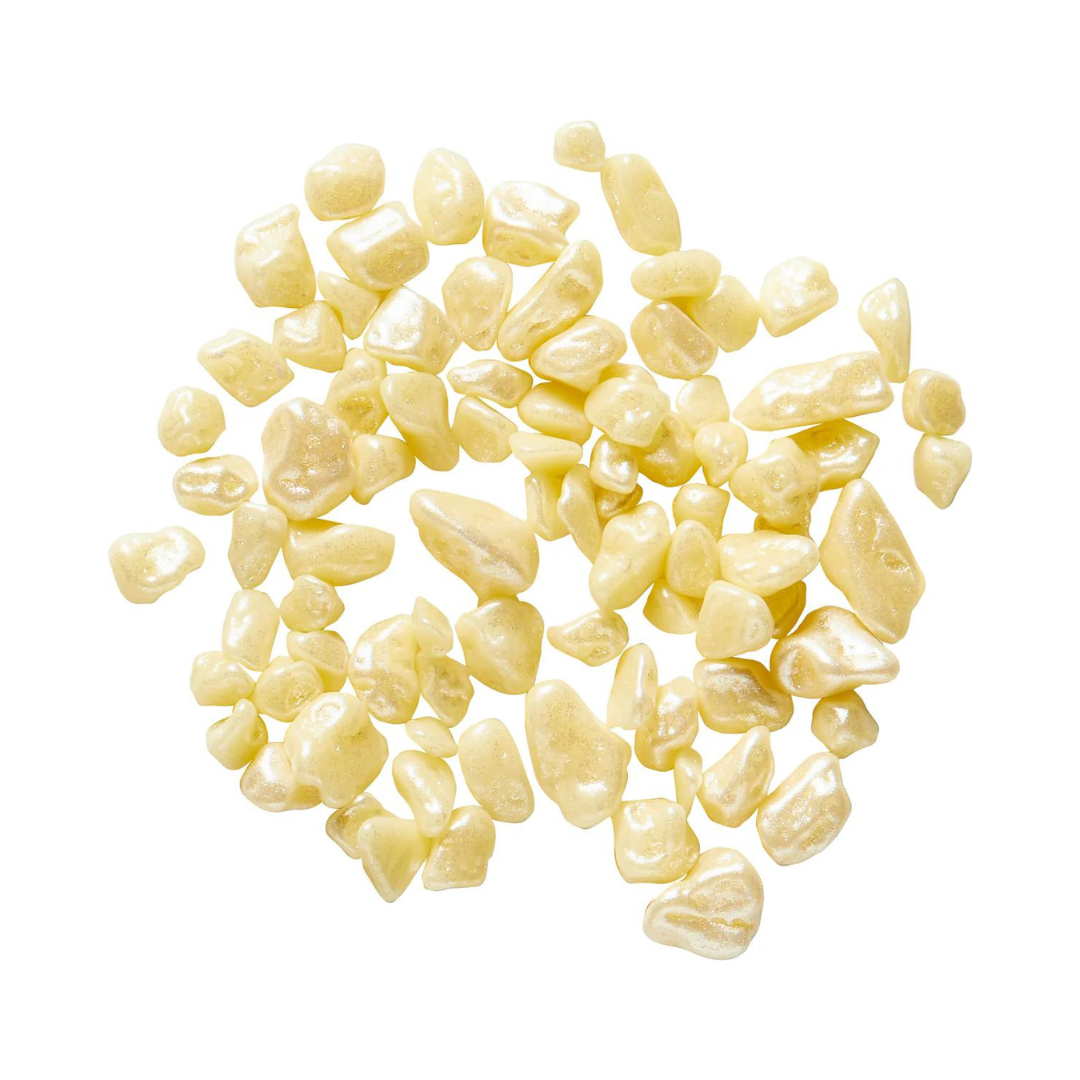 Mona Lisa - Pearly Metallic Granellas - White Chocolate - 600 g - Papagino Foods Inc.