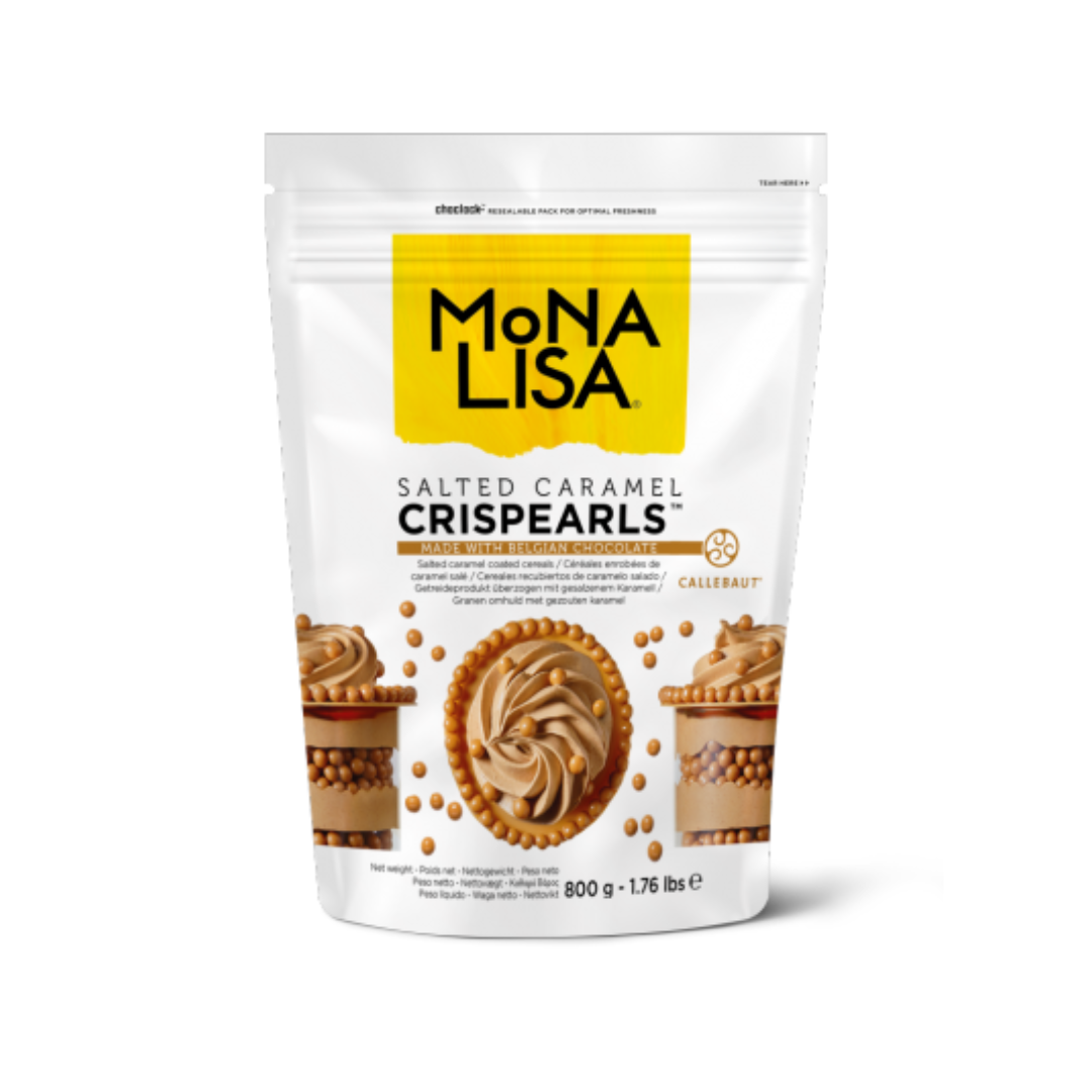 Mona Lisa Salted Caramel Crispearls 800 g  BBD **June 10 2025**   Pickup Only OR Shipping At Your Own Risk. - Papagino Foods Inc.