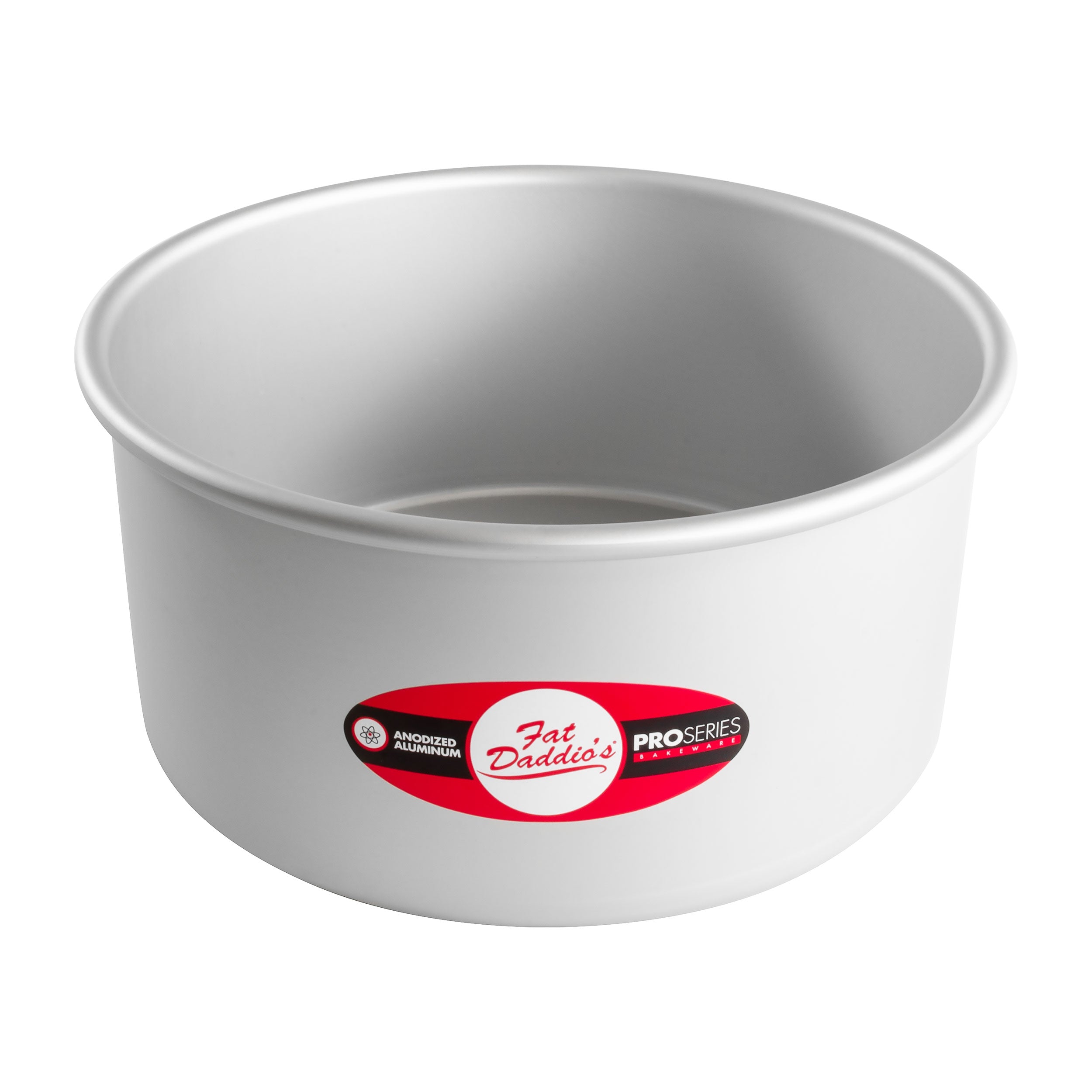 Fat Daddio Round Cake Pan 8″ x 4″ (20.3 x 10.2 cm) (PRD 84) - Papagino Foods Inc.