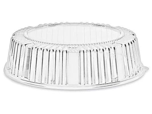 STi 12-Inch Dome Lids for Catering Trays Clear Plastic - 50 pcs