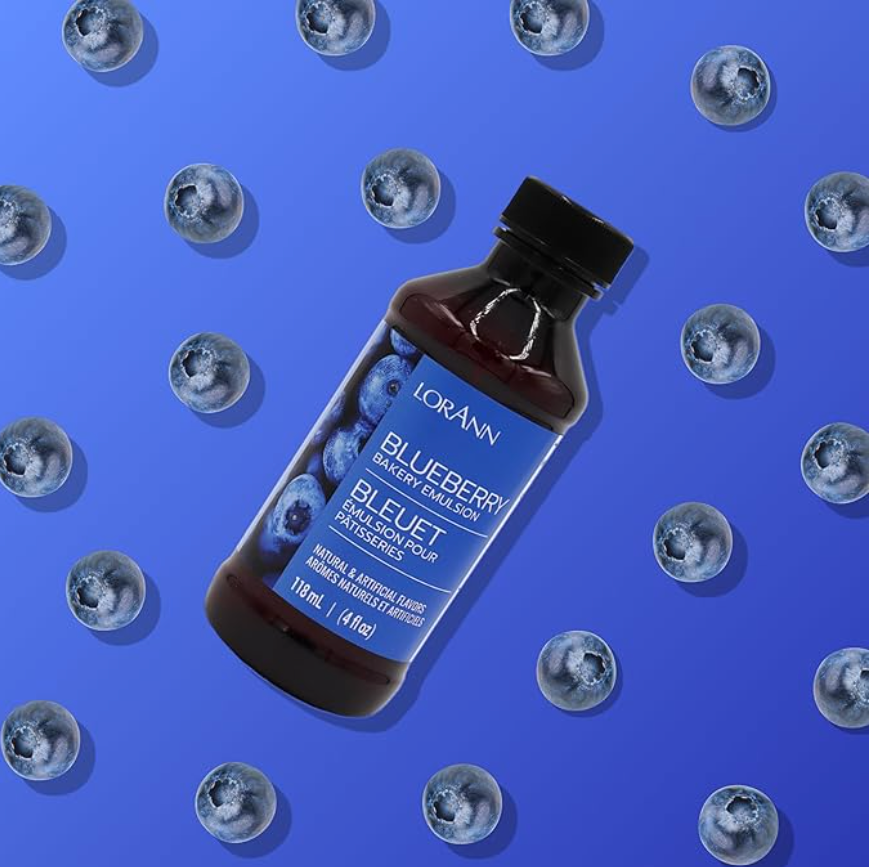 LorAnn Oils Blueberry, Bakery Emulsion  - 4 OZ #0770-0800 - Papagino Foods Inc.