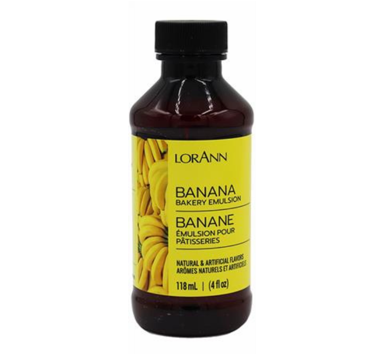 LorAnn Oils Banana, Bakery Emulsion - 4 OZ #0740-0800 - Papagino Foods Inc.