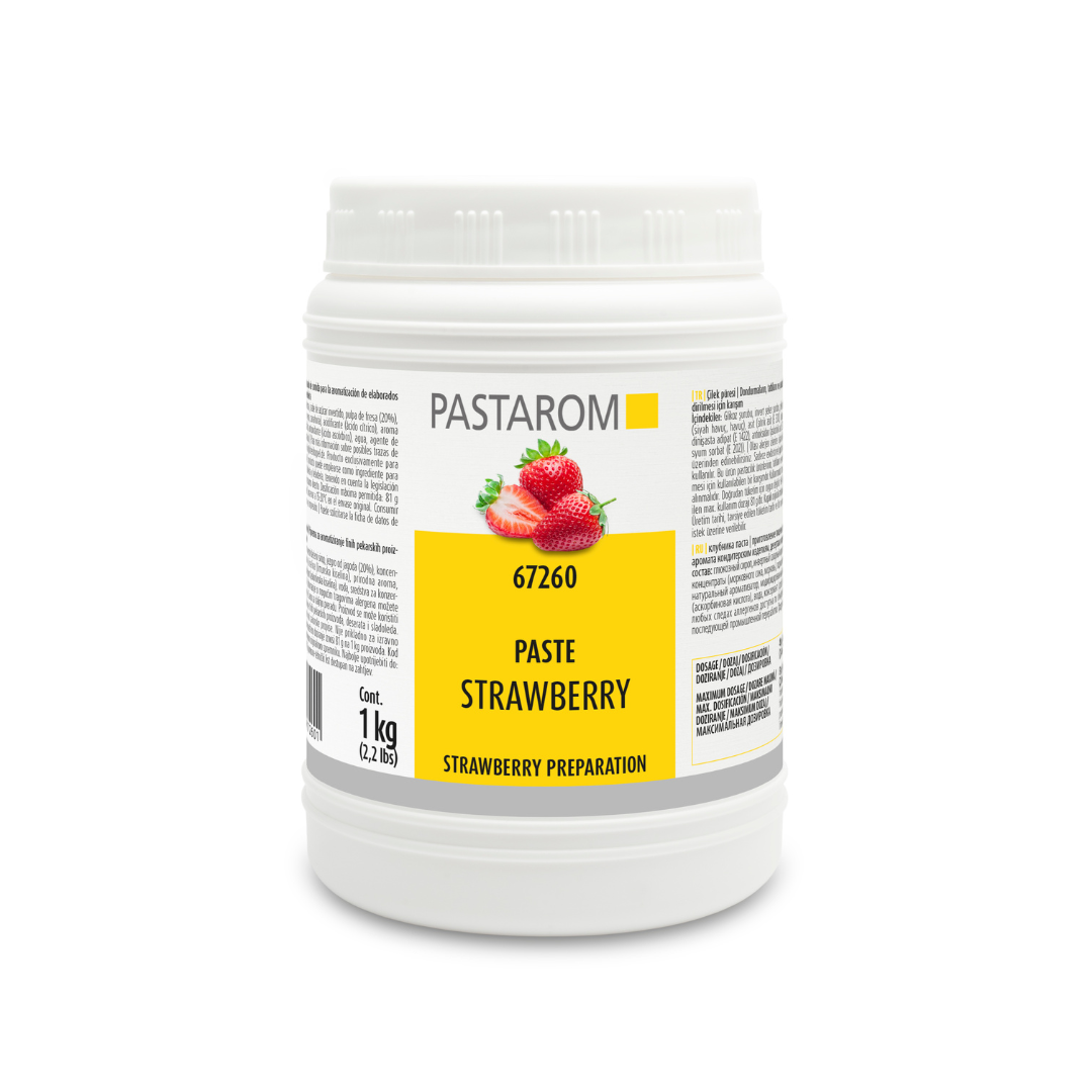 Pastarom Paste Strawberry 1 KG - Papagino Foods Inc.