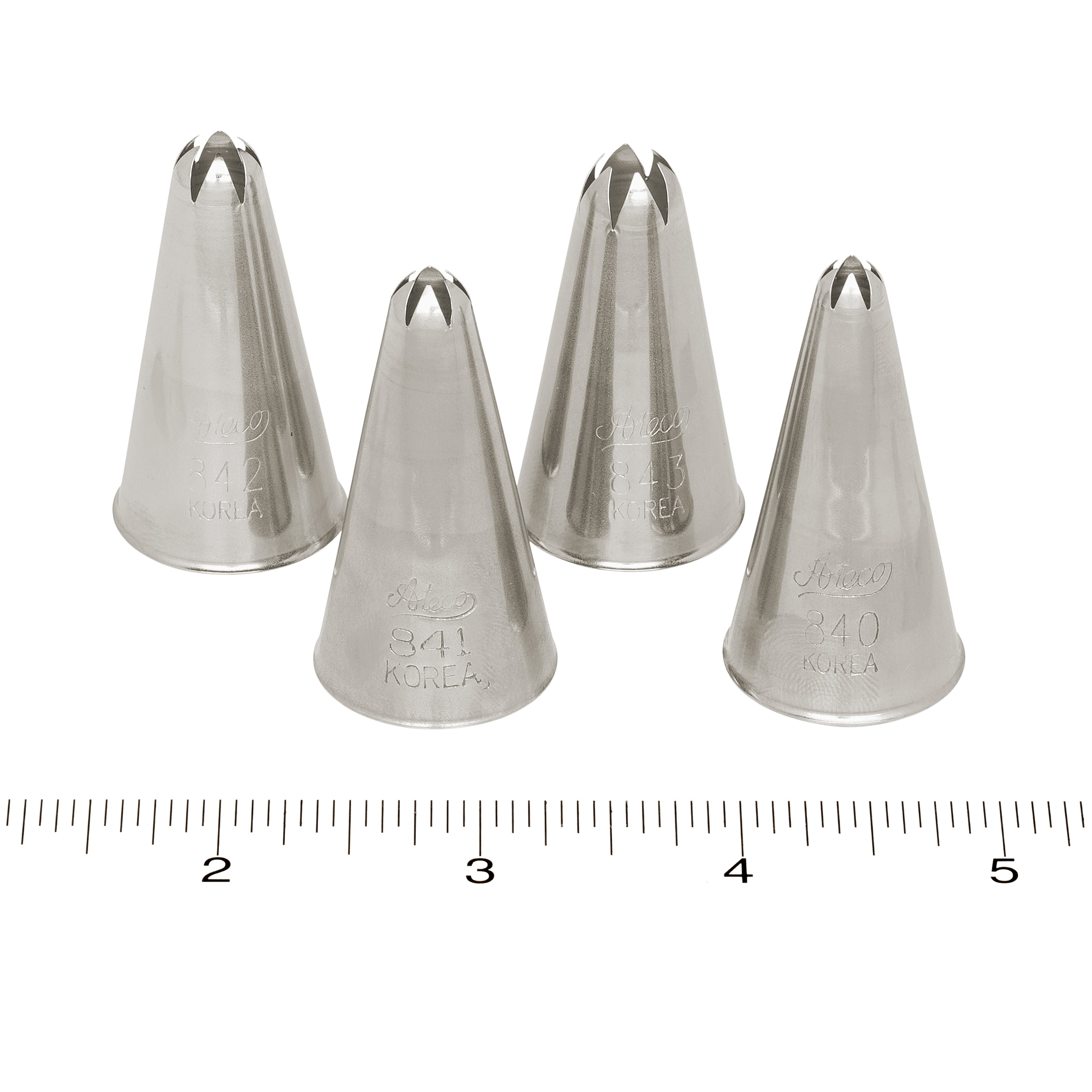 Ateco Pastry Tube Closed Star #841 - Papagino Foods Inc.