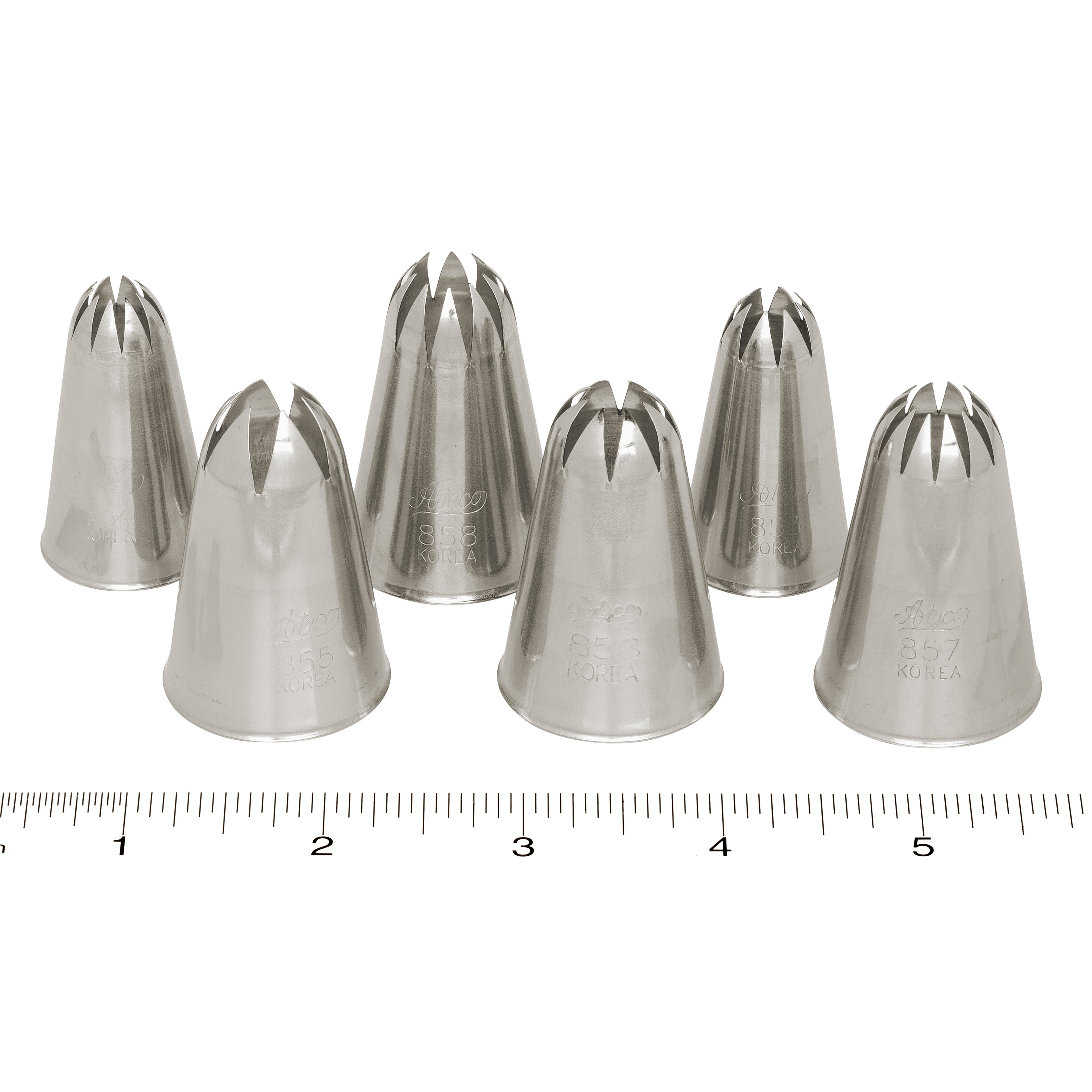 Ateco Pastry Tube Closed Star #855 - Papagino Foods Inc.