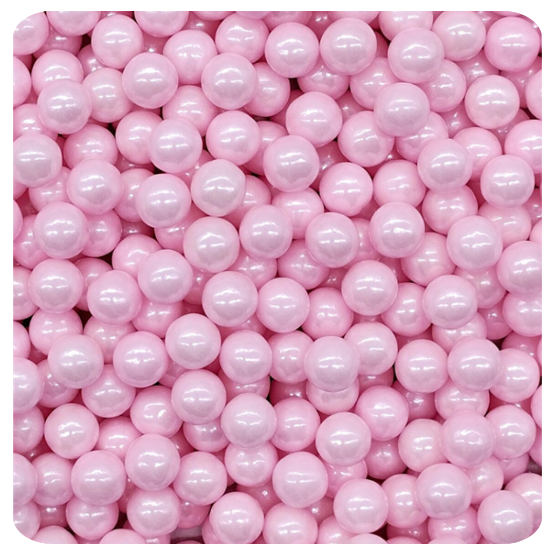 7MM Pink Sugar Pearl 100g (3.5 oz) Sprinkles d'Art - Papagino Foods Inc.