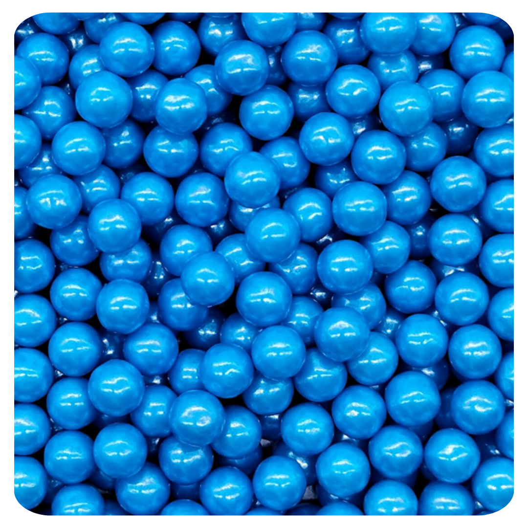 7MM Dark Blue Sugar Pearl 100g (3.5 oz) Sprinkles d'Art - Papagino Foods Inc.