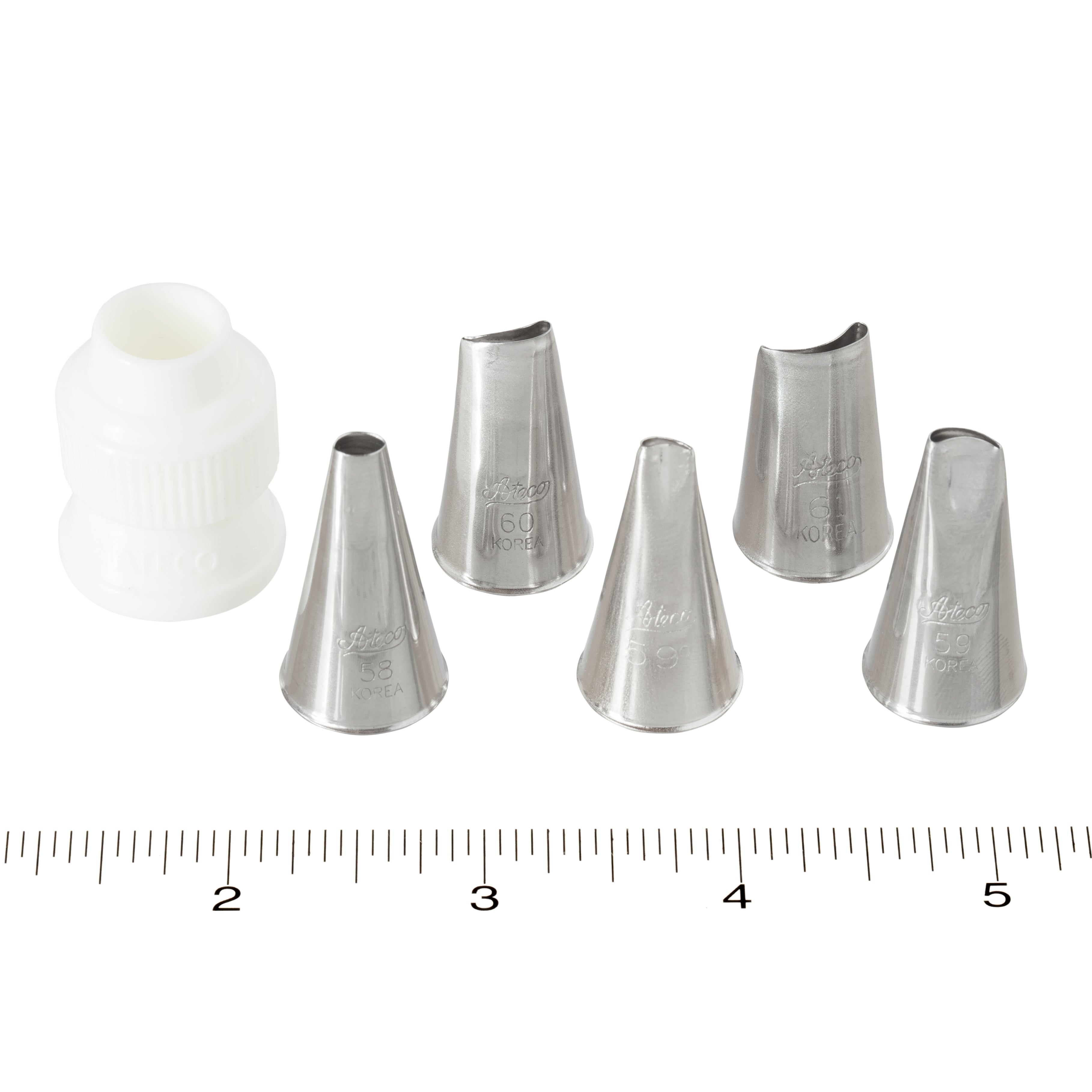 Ateco Pastry Tube Small Petal #59' with Degree - Papagino Foods Inc.