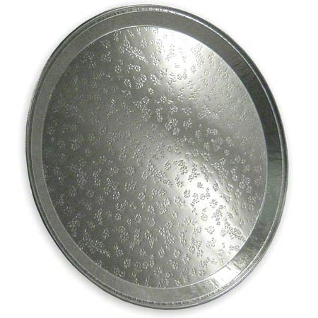 Western Plastics 12" Silver Catering Trays 25 pcs