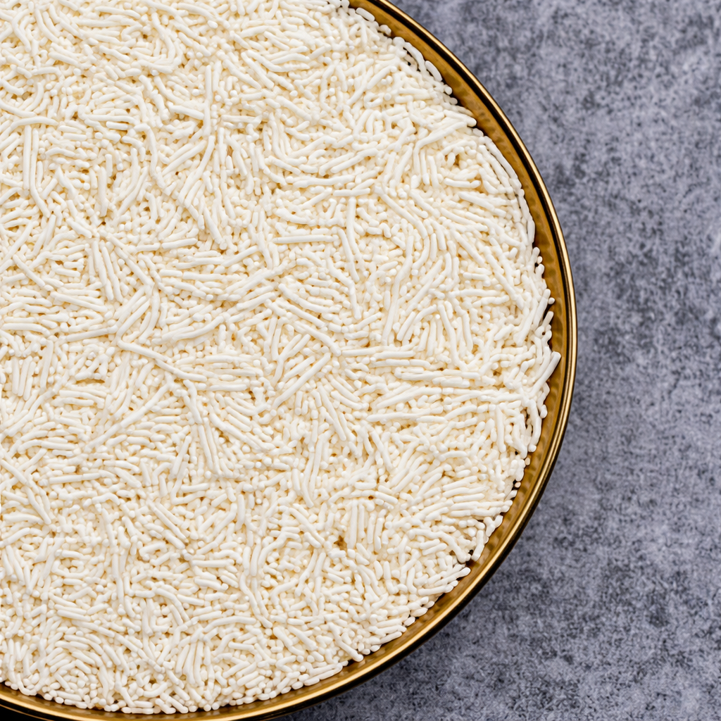 White Sprinkles 3KG Sprinkles d'Art