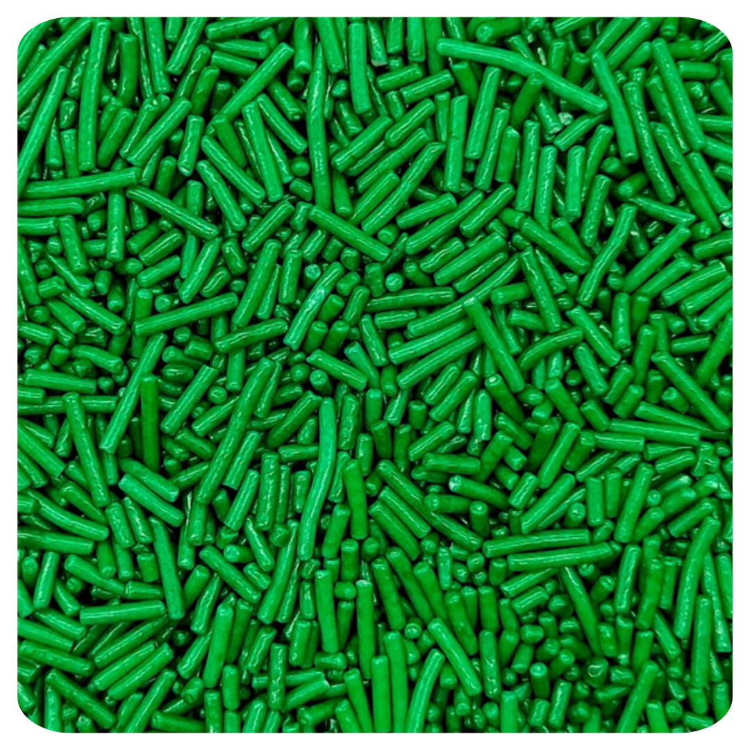 Green Sprinkles 1 KG - Sprinkles d'Art - Papagino Foods Inc.