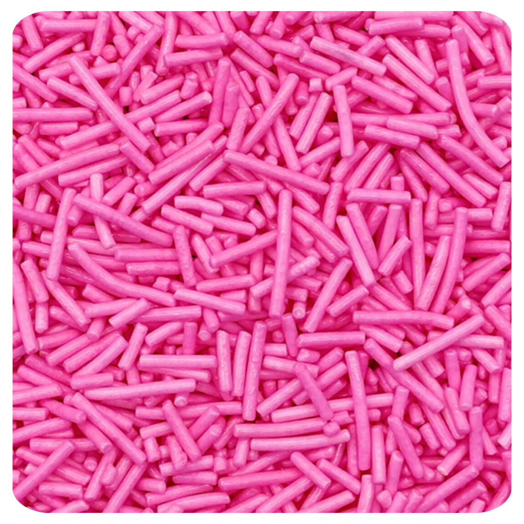 Pink Sprinkles 100g (3.5 oz) Sprinkles d'Art - Papagino Foods Inc.